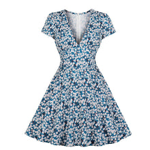 Load image into Gallery viewer, V Neck Retro Dress
