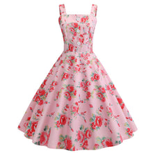 Load image into Gallery viewer, Floral Print Wide Strap Dress