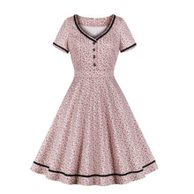 Load image into Gallery viewer, Short Sleeve Swing Flare Dress