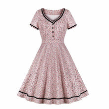 Load image into Gallery viewer, Short Sleeve Swing Flare Dress