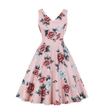 Load image into Gallery viewer, Elegant Women Summer Floral Print Dress