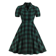 Load image into Gallery viewer, Vintage Plaid Dress