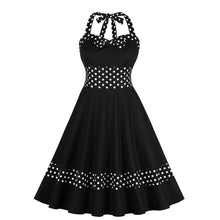 Load image into Gallery viewer, A Polka Dots 1950s Vintage Dress