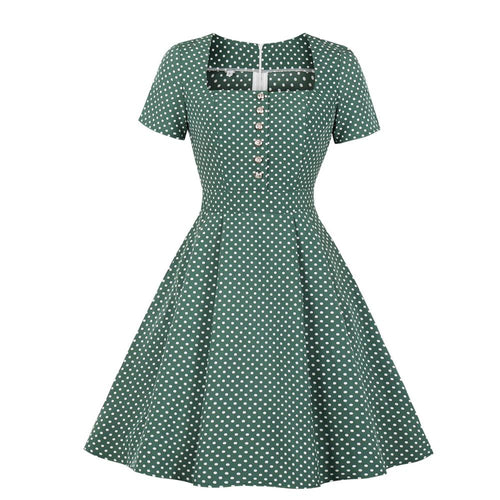 A Vintage Dress Polka Dots